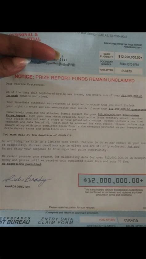 sweepstakes audit bureau legit|Ask SAM: I got a sweepstakes notification, but they want money for the.